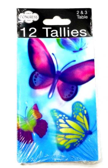 Butterfly Bridge Tallies:  Pack of 12 Tallies main image